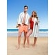 preview thumbnail 7 of 6, American Soft Linen, Premium Cotton 4 Pack Beach Towels, 30 x 60 Cabana Striped Pool Towels