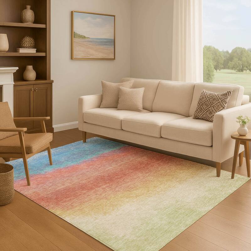 Premium Washable Super Soft Abstract Ombre Mayfield Rug