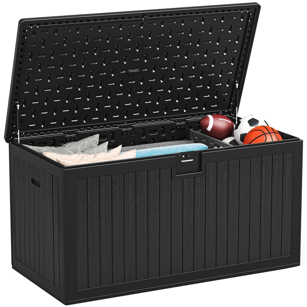 Alfresco Black Outdoor Storage Box