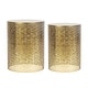preview thumbnail 2 of 14, Adeco Set of 2 Round Nesting Side End Tables Set for Bedroom