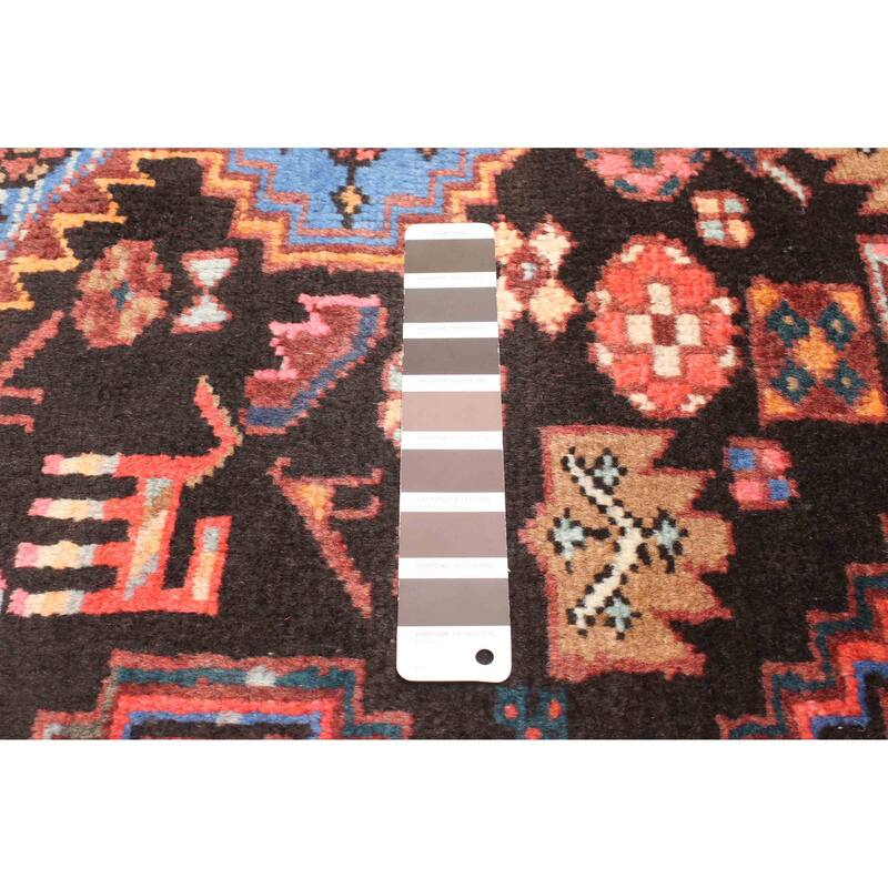 ECARPETGALLERY Hand-knotted Andelz Dark Brown Wool Rug - 3'11 x 6'9