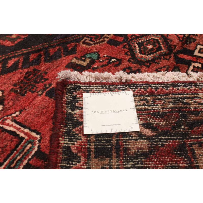 ECARPETGALLERY Hand-knotted Andelz Red Wool Rug - 3'5 x 10'0