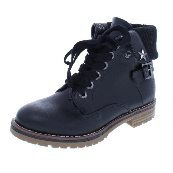 tommy hilfiger combat boots