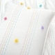 preview thumbnail 3 of 12, Lush Decor Rainbow Pom Pom And Stripes Quilt