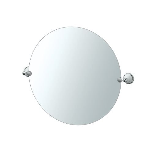 Gatco 5726R Franciscan 25"x25" Wall-Mounted Frameless Round Mirror