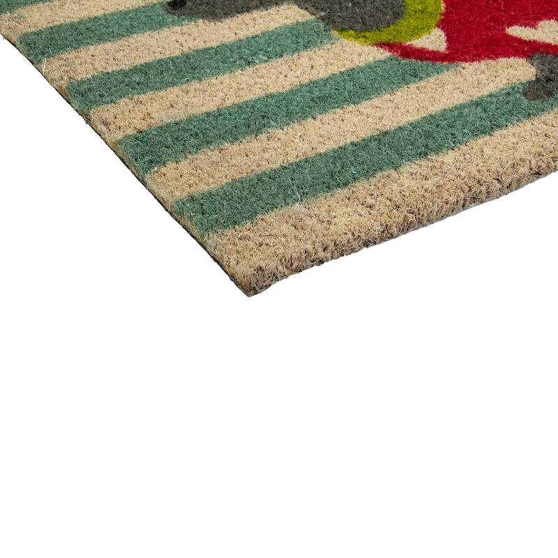 Natural Coir Rectangular Dachshund Dog Welcome Doormat 18" x 30" - 30