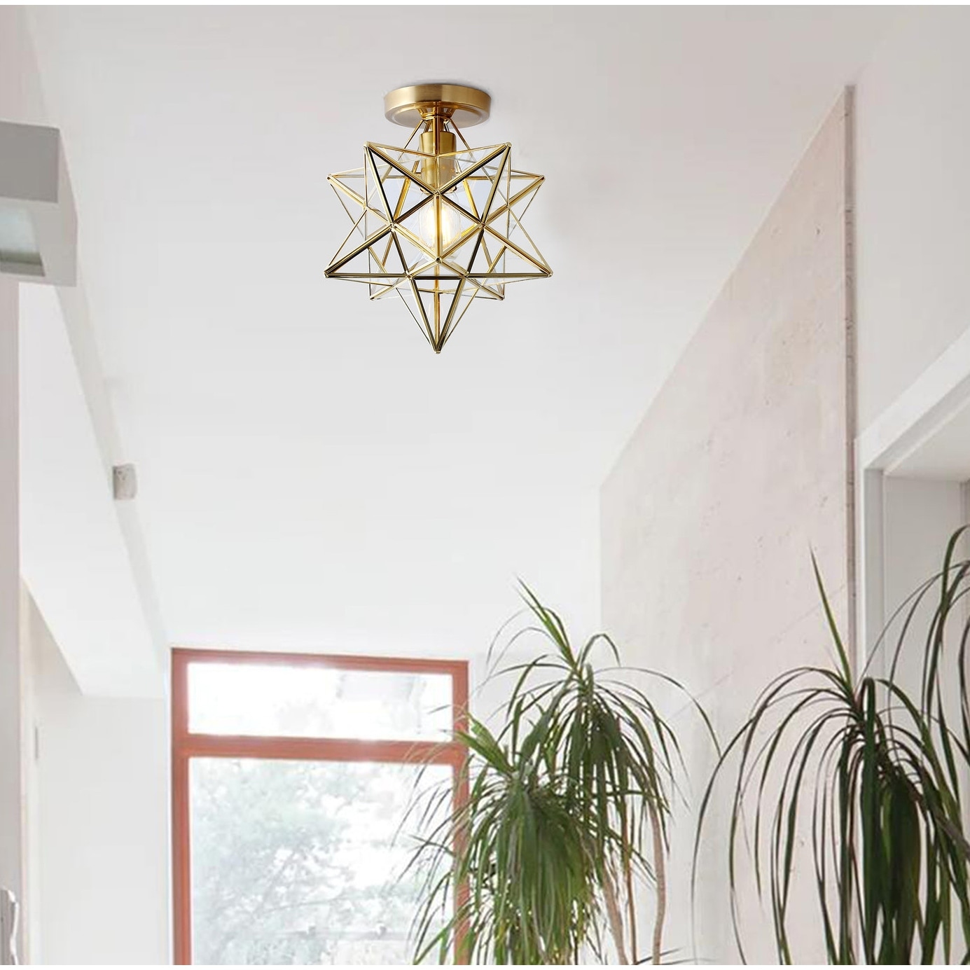 Moravian star ceiling mount 2025