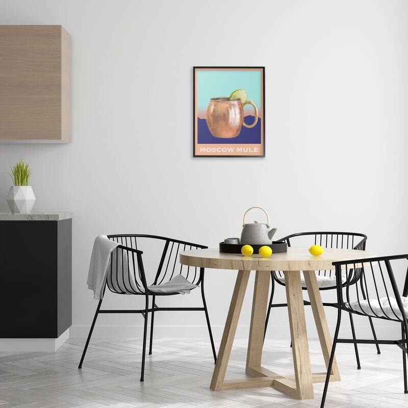 Stupell Moscow Mule over Landscape Framed Giclee Art Design By Matthew Piotrowicz