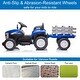 preview thumbnail 3 of 25, Kids Electric Toy Tractor with Trailer, 12V7AH Battery, Remote Control, and Music for Outdoor Fun