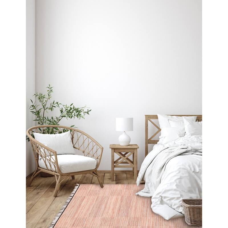 ECARPETGALLERY Braid weave Sienna Dark Copper Rug - 5'3 x 7'6