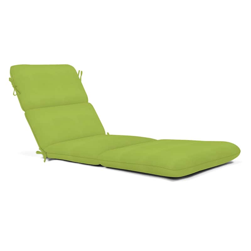 Casual Cushion Sunbrella® Fabric 1-Piece Outdoor Chaise Cushion, 22.5"W x 74"L - 22.5"W x 74"L