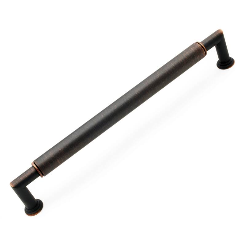 RK International Cylinder 10 Inch Center to Center Handle Cabinet Pull - Valencia Bronze