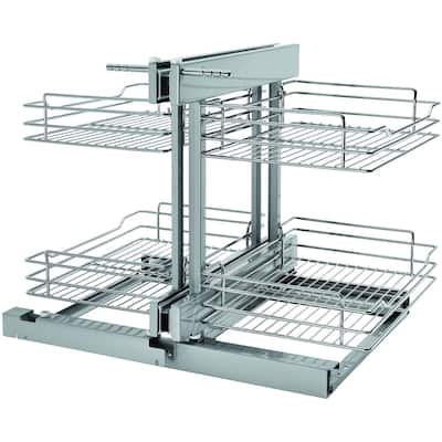 Rev-A-Shelf 5PSP Series Pull Out 2 Tier Blind Corner Kitchen Cabinet