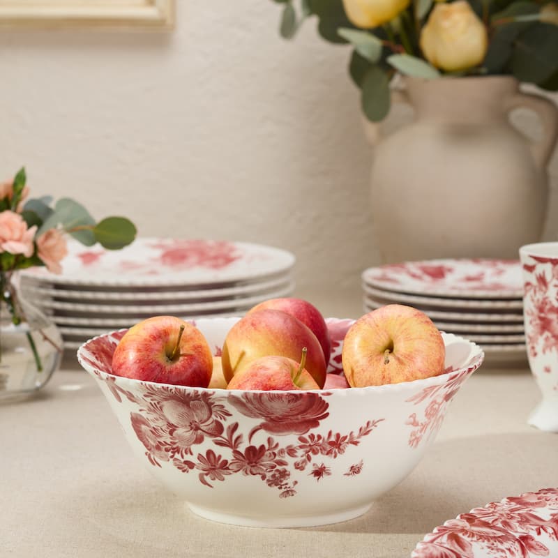 Certified International Pavillion 4.75" All Purpose 14 oz. Bowls, Set of 6 Assorted Designs - 4.75"L x 4.75"W x 2.25"H