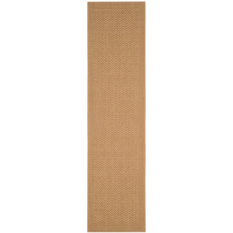 SAFAVIEH, Palm Beach Clevie Modern Sisal Rug - 2' x 8' Runner - Maize