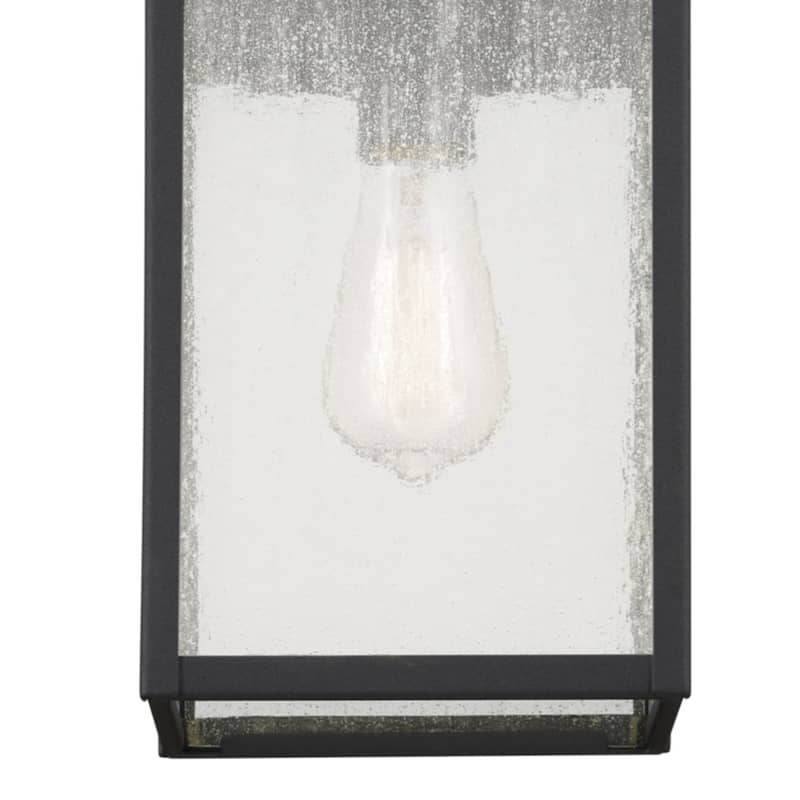 Kichler Lighting Lahden 17 in. 1-Light Textured Black Outdoor Wall Sconce