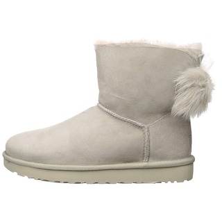 fluff bow mini ugg