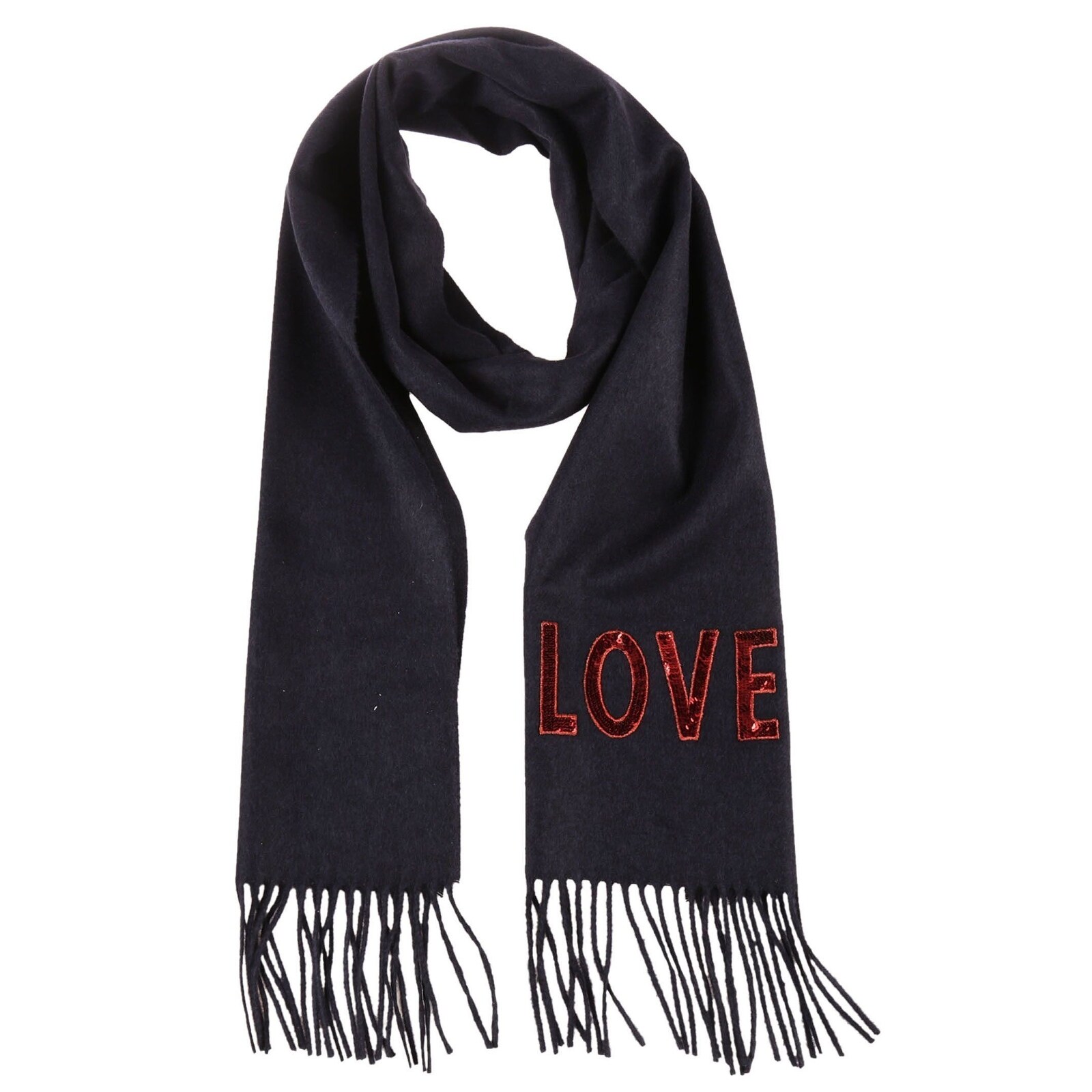 gucci wool cashmere scarf with web