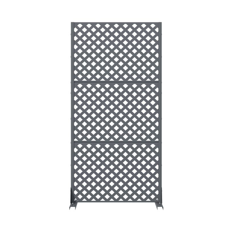 Outdoor Rectangle Privacy Screens Metal Screen Fence Panel