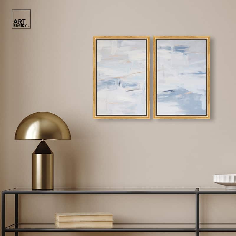 Frozen in Time I Canvas Set of 2 by Art Remedy