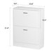 preview thumbnail 6 of 13, 23.6"W Trendy Shoe Storage Cabinet with 2 Large Fold-Out Drawers
