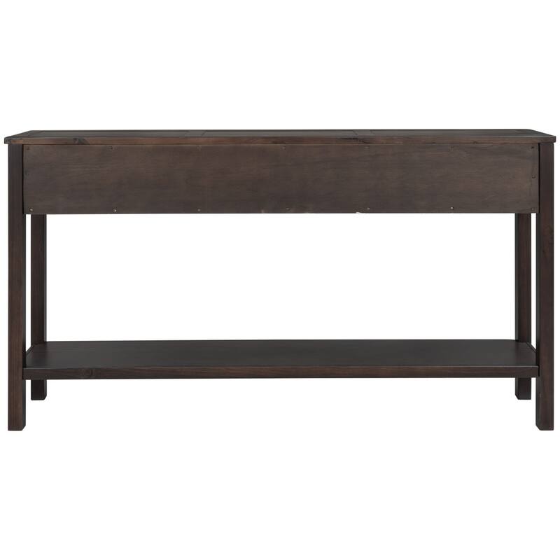 Multi-drawer entry console table