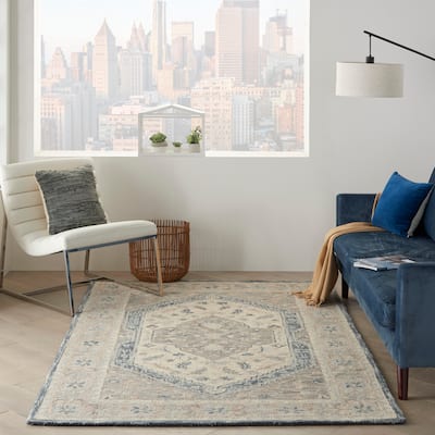 Nourison Bahari Persian Vintage Medallion Area Rug