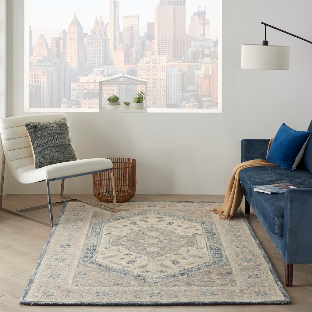 Nourison Bahari Persian Vintage Medallion Area Rug