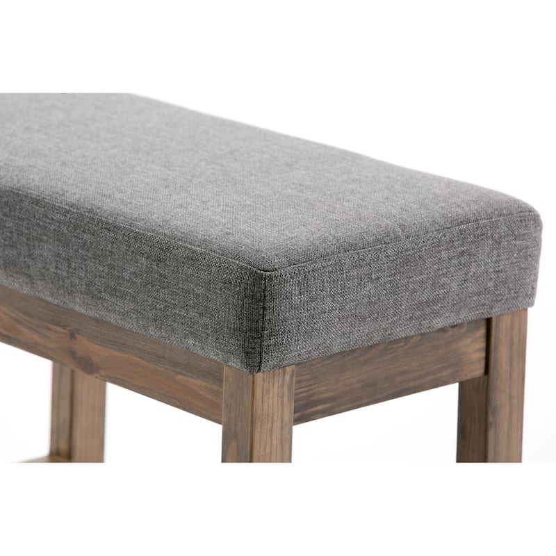 WYNDENHALL Madison 26 inch Wide Contemporary Rectangle Ottoman Bench