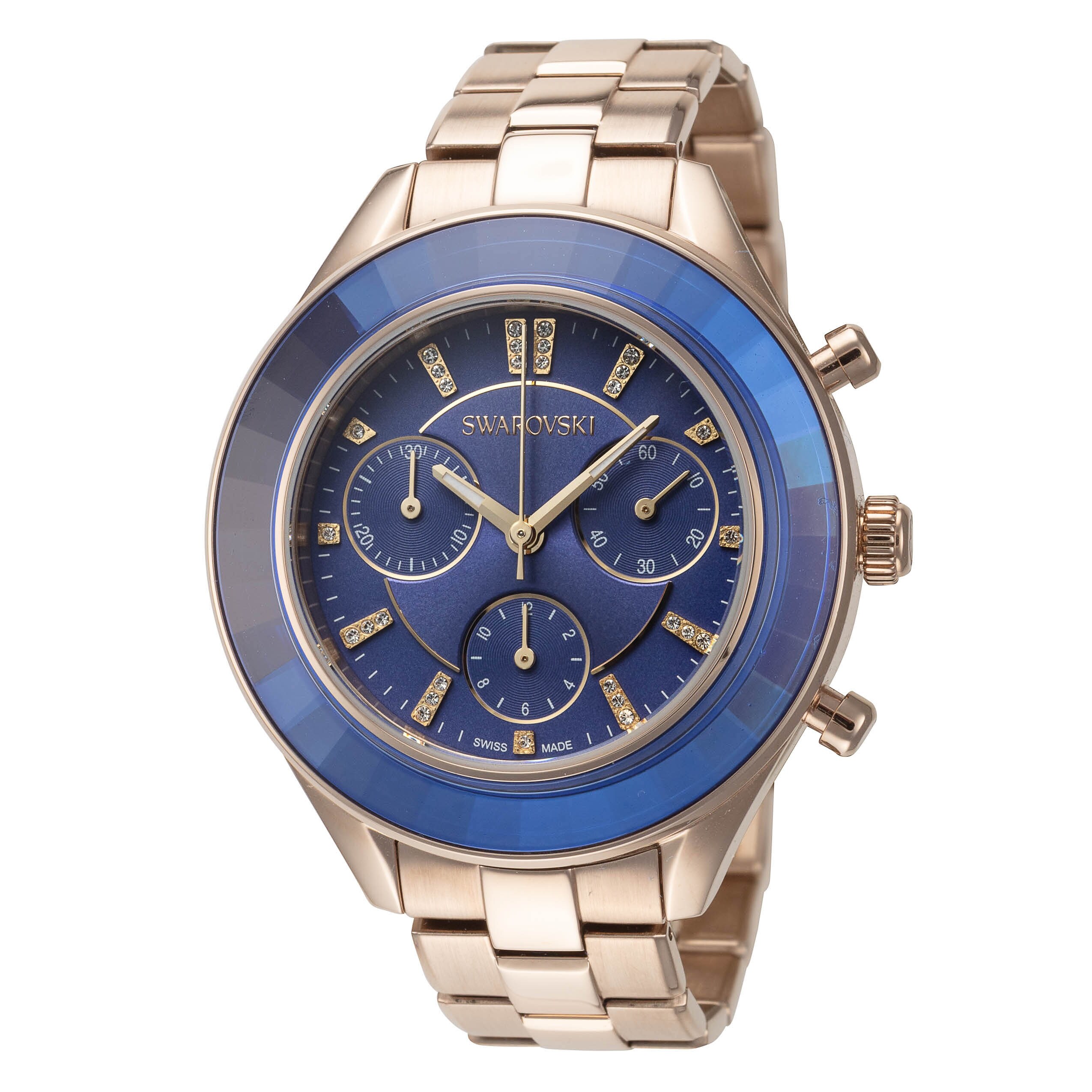 Swarovski Men's Octea Lux Sport 39mm Quartz Watch 5610478 - Black