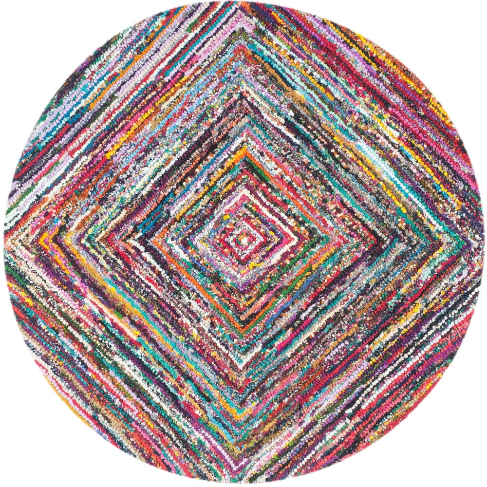 SAFAVIEH Handmade Nantucket Rick Contemporary Cotton Rug