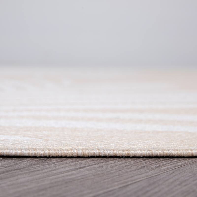 World Rug Gallery Contemporary Palm Leaves Textured Flat Weave Indoor/Outdoor Area Rug