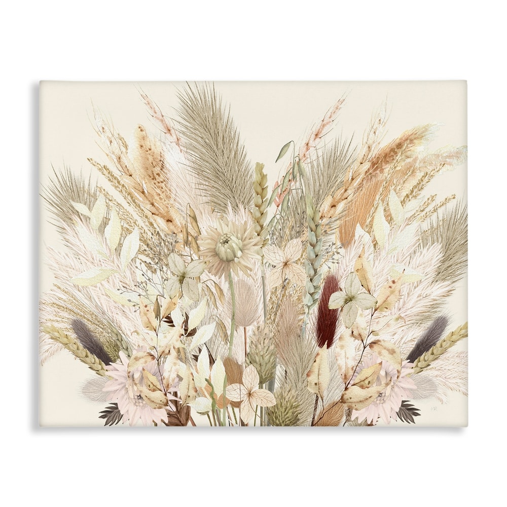 Stupell Natural Wheat & Country Herbs Canvas Wall Art Design By Val Rhodes