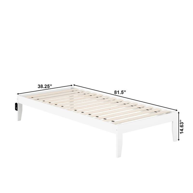 AFI Colorado Platform Bed with Charging Station