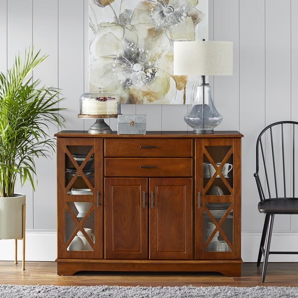 slide 2 of 19, Simple Living Kendall Modern Farmhouse Buffet/Sideboard