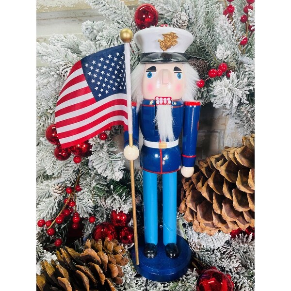 Santa's Workshop Marine Nutcracker - Thumbnail 2