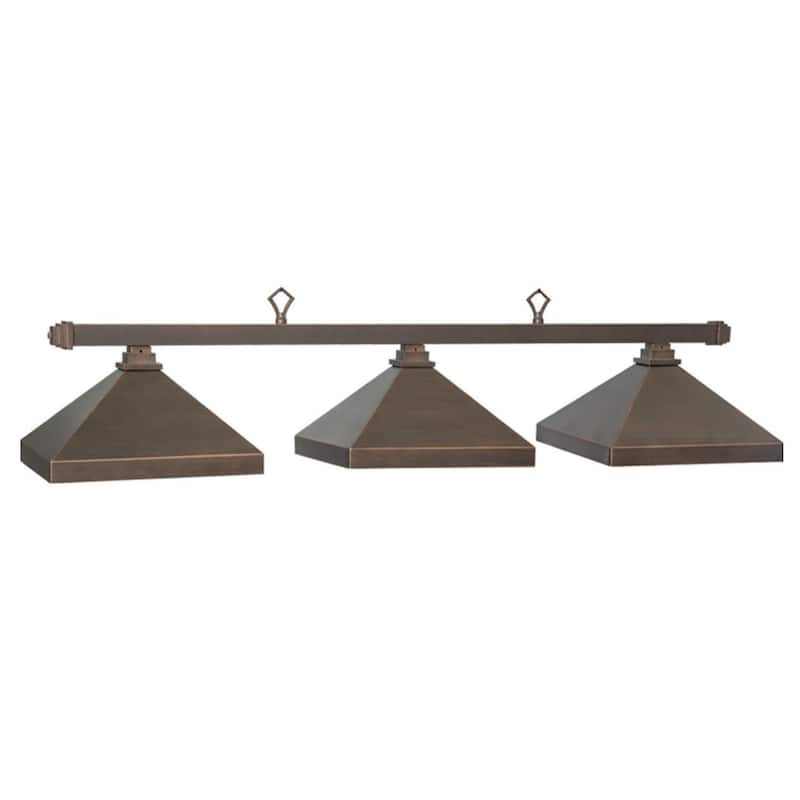 Kitsilano 54 Inch Three Light Billiard Pendant - 60x13x13 - Oil Rubbed Bronze