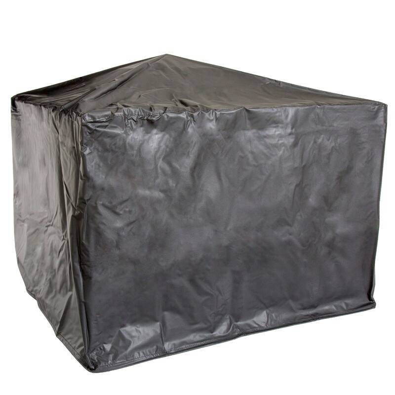 Pure Garden Wood Burning 30-inch Square Marble Tile Fire Pit Set - 30 x 30 x 20