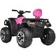 preview thumbnail 23 of 93, Powerful 24V Electric ATV for Big Kids, 2-Seater 4WD 4 Wheeler with LED Lights, Shock Absorbers & Bluetooth Music