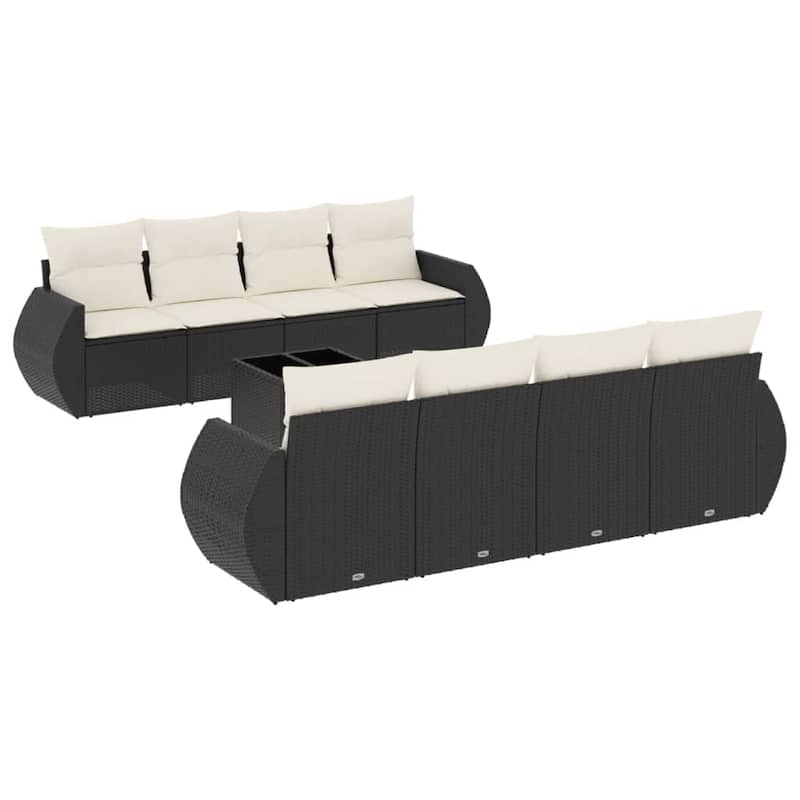 vidaXL Garden Sofa Set - 21.7 x 21.7 x 14.6