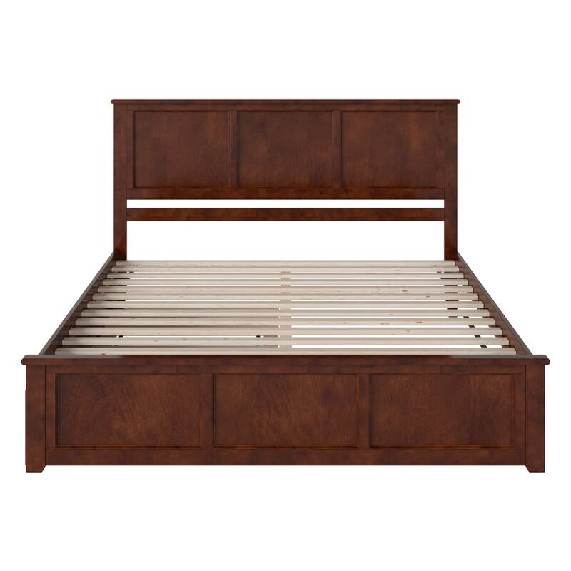 AFI Madison Platform Bed with Matching Footboard & Trundle
