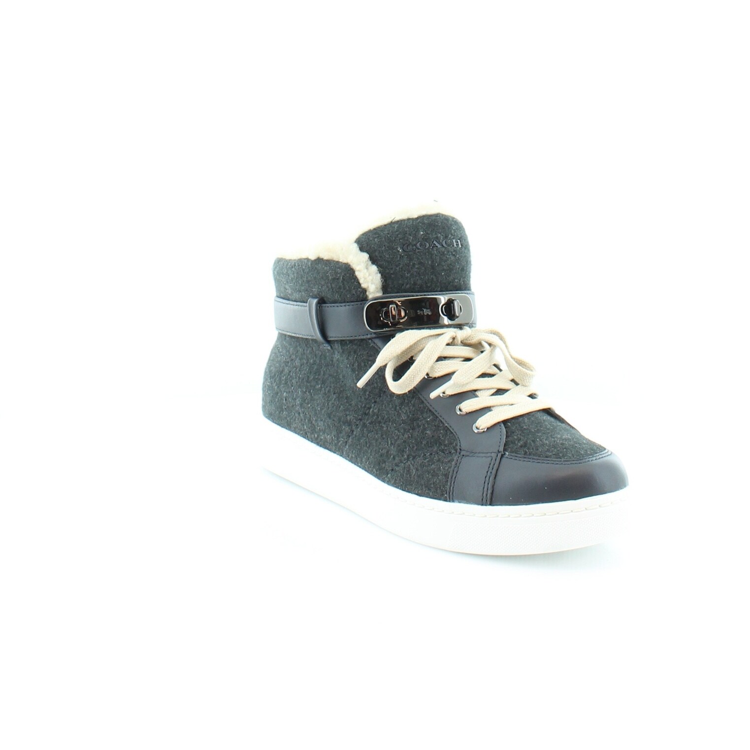 Shop Coach Richmond Women S Fashion Sneakers Heathered Dark Gry