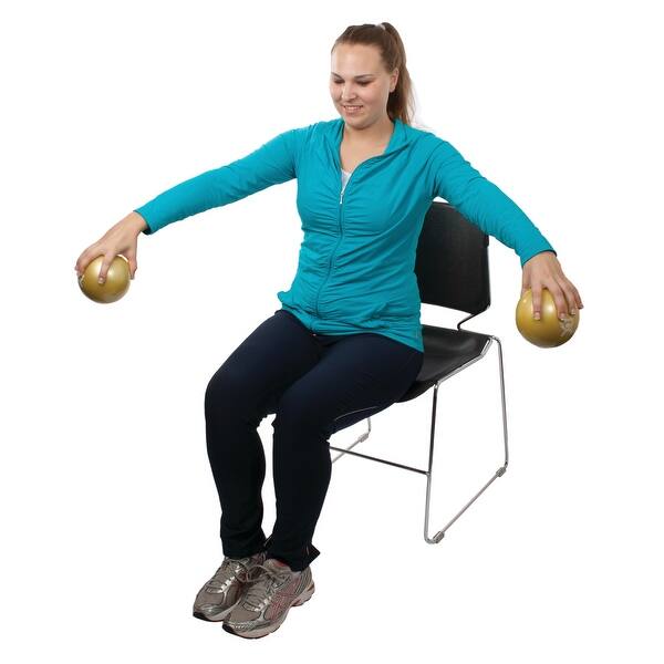 CanDo WaTE Ball - Hand-held Size - Yellow - 5 CanDo WaTE Ball - Hand-held Size - Yellow - 5