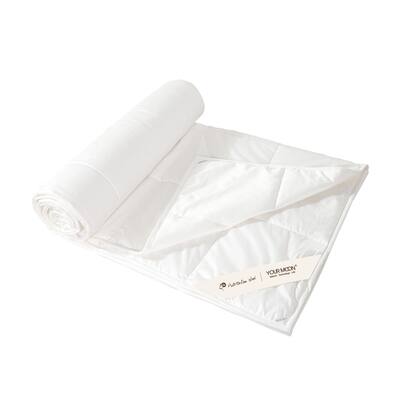 Lightweight Wool Comforter Twin ,Lightweight Summer Comforter/Duvet Insert,100% Natural Australian Wool Filled Comforter Blanket
