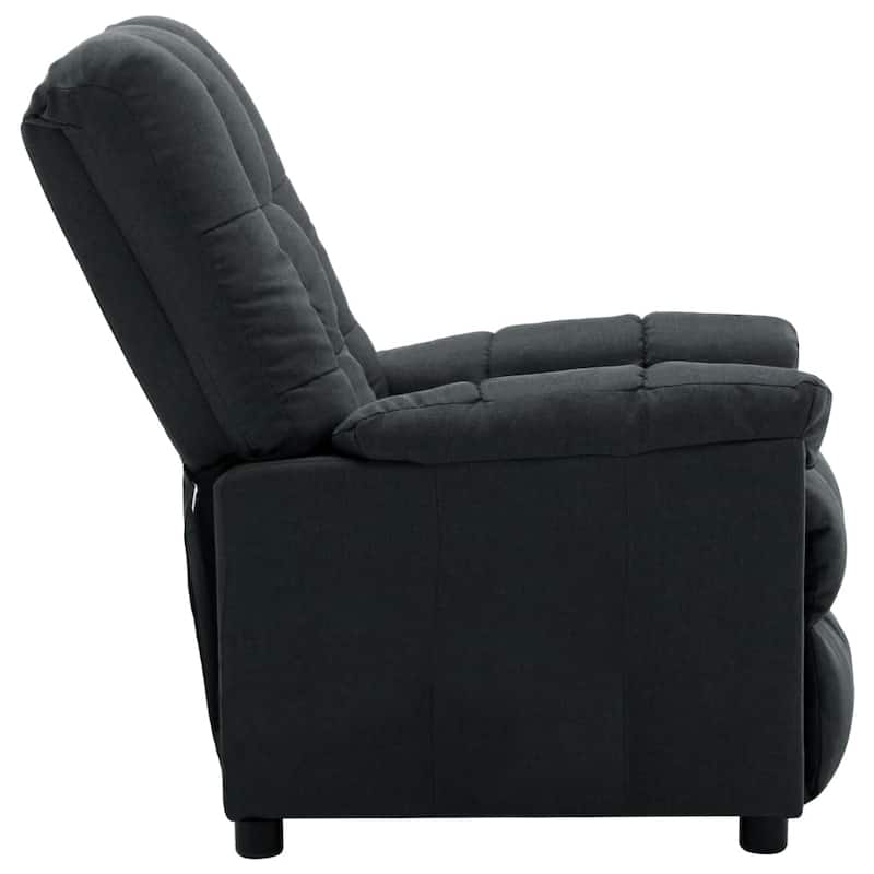 vidaXL Recliner Dark Gray Fabric - 29.1" x 38.9" x 40.1"