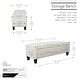 preview thumbnail 7 of 6, Porthos Home Warren Velvet Button Tufted Storage Bench
