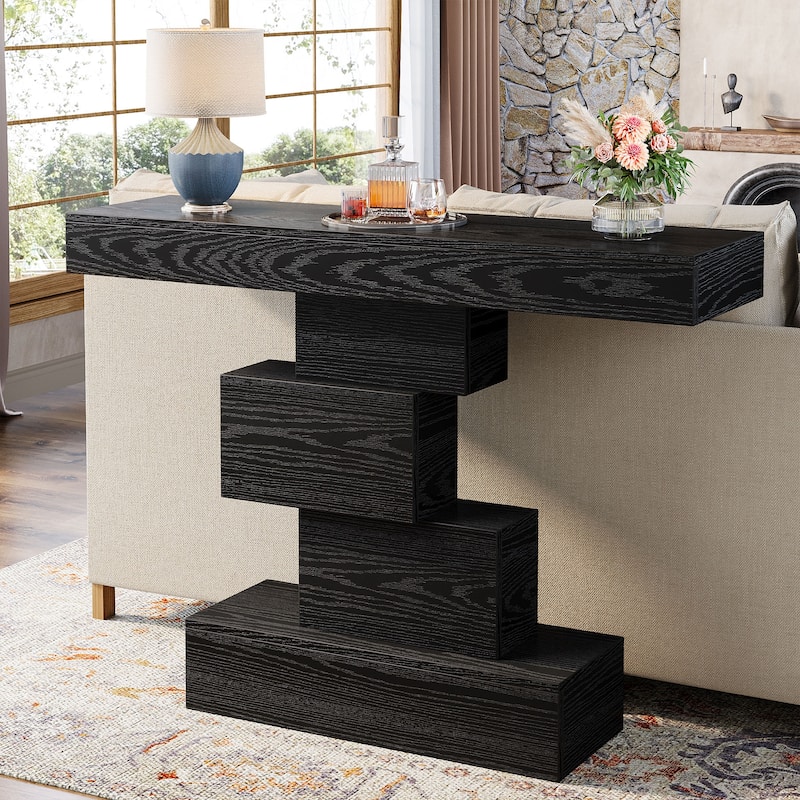 42.5 Inch Modern Narrow Console Sofa Table for Living Room - 11.8"D x 42.5"W x 31.5"H