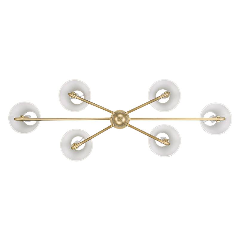 Kennedy 36.75" Wide 6-Light Linear Pendant
