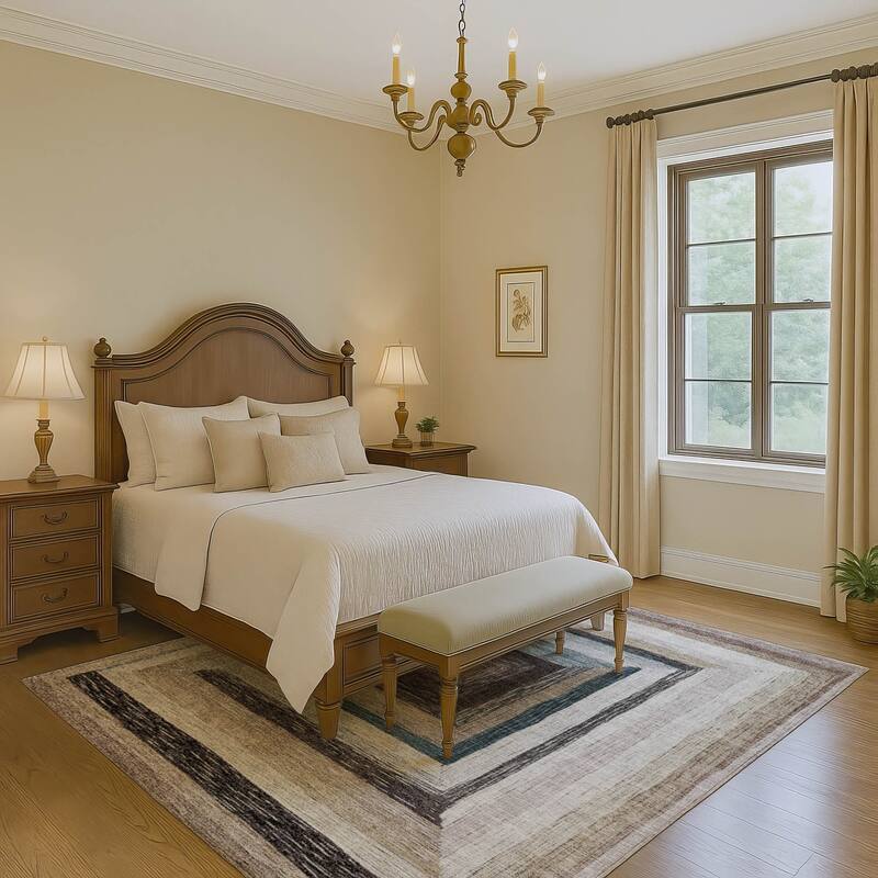 Premium Washable Super Soft Modern Dimensions Mayfield Rug