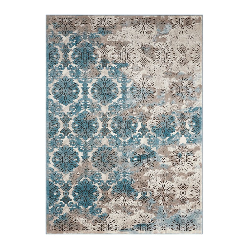 Nourison Karma Abstract Vintage Medallion Area Rug
